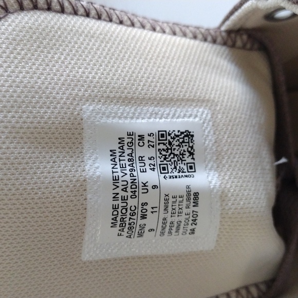 Chuck Taylor All Star Boro Stitch High Top. Men's 9 / Women's 11 Unisex - Picture 14 of 15